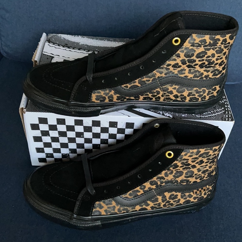 Vans Skate Sk8-Hi Deco Cher Strauberry Cheetah MENS - Picture 5 of 16